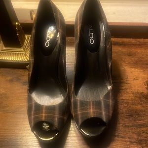 ALDO Plaid Brown Lady’s Fashion